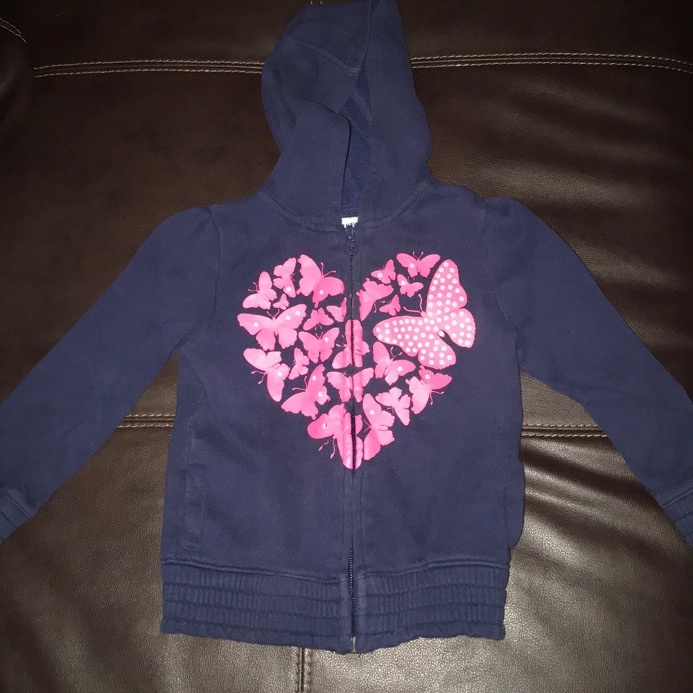Girls 3T old Navy zip front sweat jacket